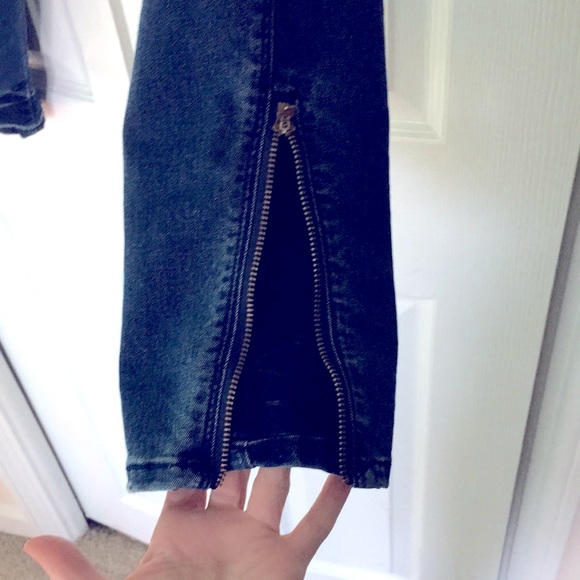 AEO Sz 2 low rise CARGO STYLE jegging/ skinny jeans - Picture 9 of 11